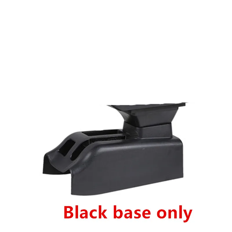 Black base only Для Volkswagen Bora Golf 4 подлокотник коробка двойной ремень с usb - Название цвета: Black base only