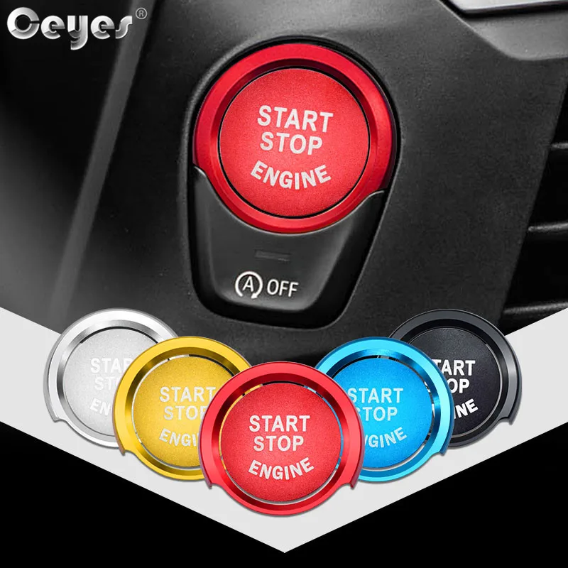 Автомобильный Стайлинг кнопка запуска двигателя кольцо чехлы Чехол для Bmw F20 F21 F30