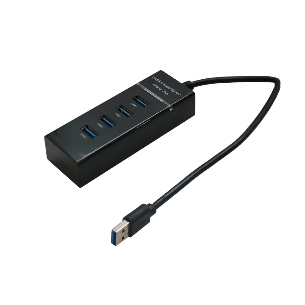 Концентратор usb 3 0 5 Гбит/с 4 портовый хаб высокоскоростной многопортовый