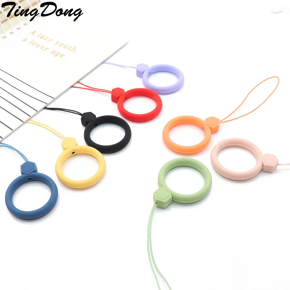 TingDong Силиконовое кольцо мобильный телефон силиконовый ремешок U диск