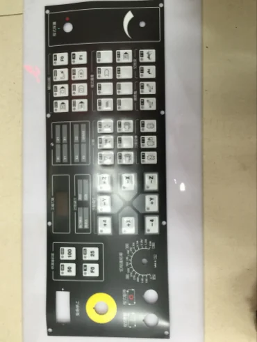 

for Youjia CNC machine operation panel, Youjia CNC machining center operating button film/face
