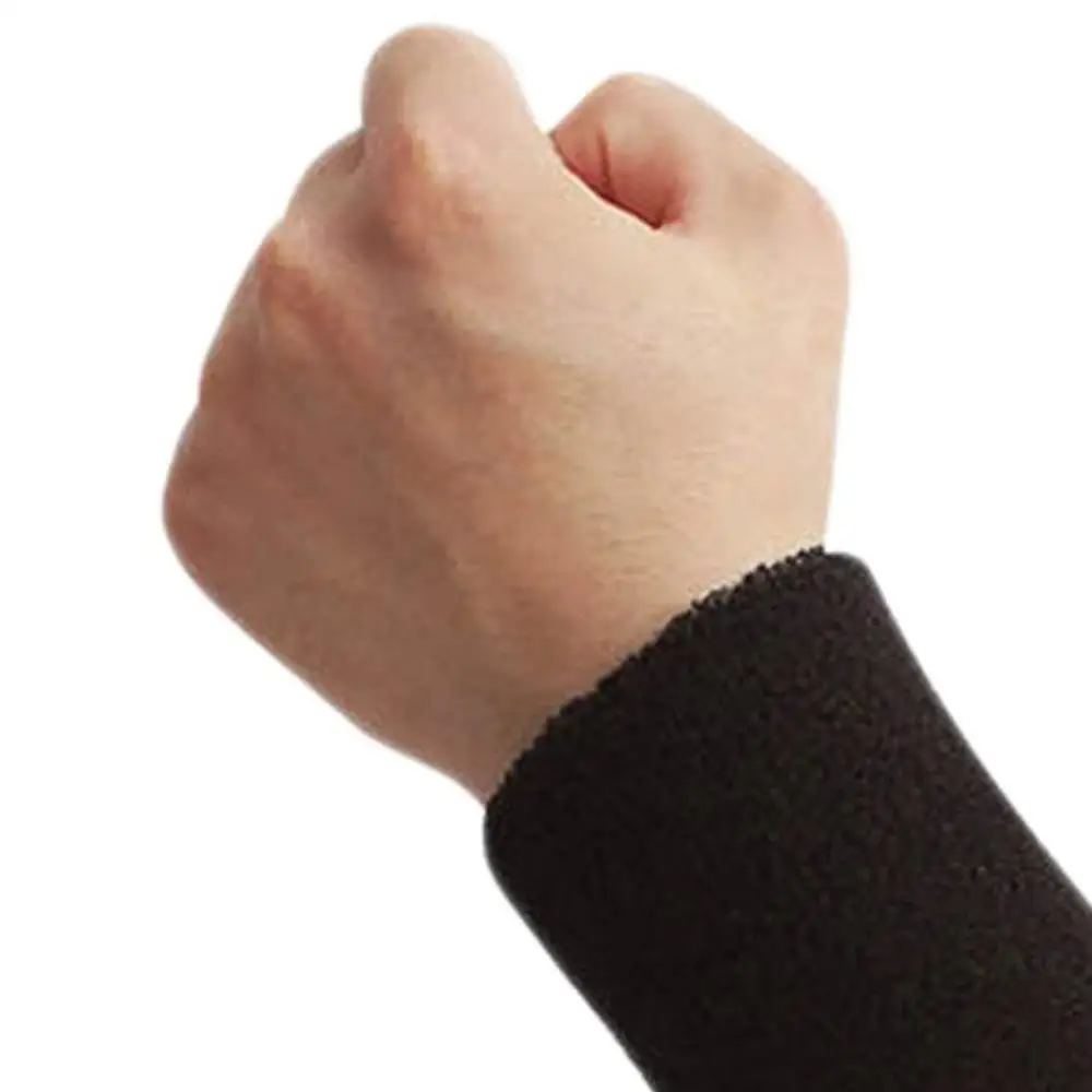 1 шт. цветной хлопковый спортивный напульсник унисекс защита для запястья