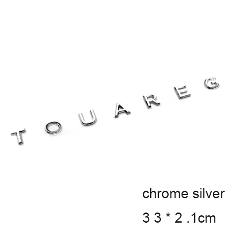 3D эмблема из АБС пластика с буквами для TOUAREG автостайлинг логотип среднего