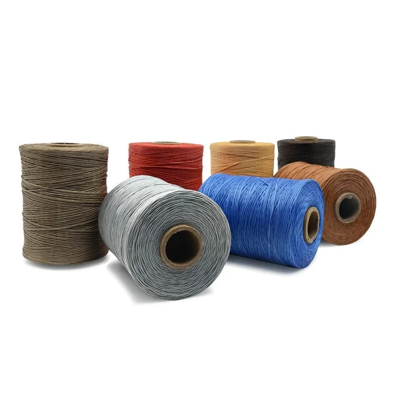 

210d полиэстер американский воск нить ручной вязки DIY сшитый вручную Воск Веревка для обуви мешок оптом (560 meters/pc)