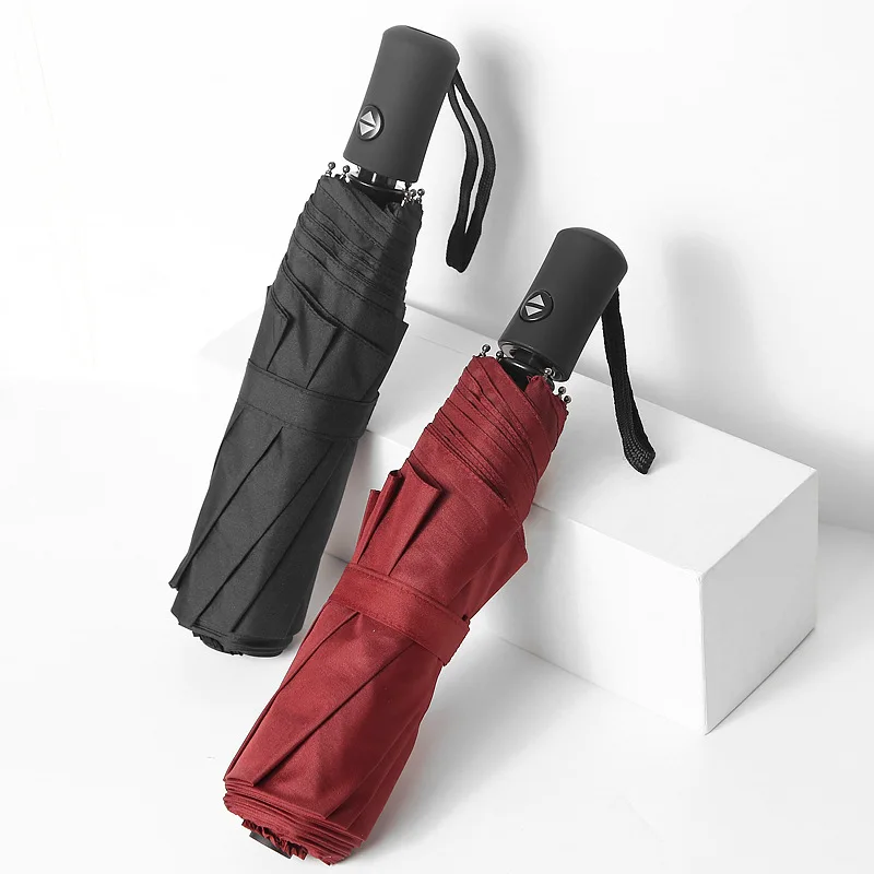 

Durable 8 Ribs Strong Automatic Umbrella Lady Light AndMen Rain Women Folding Travel Kids Umbrella Windproof Travel 50