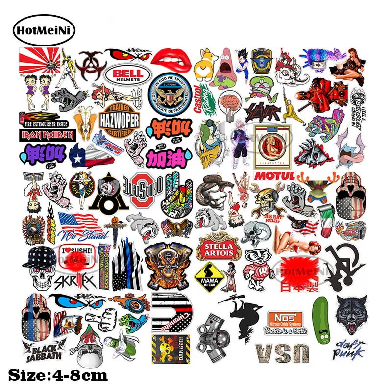 100 шт. граффити JDM модификация гоночного автомобиля водостойкая наклейка