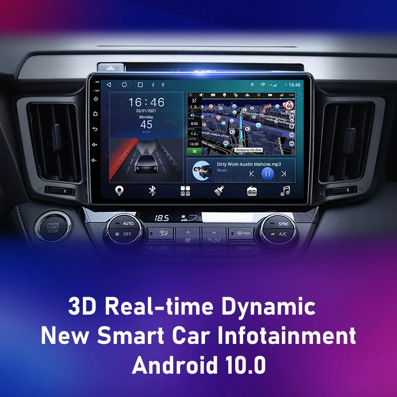Srnubi Android 10 для Toyota RAV4 RAV 4 2012 - 2018 2Din Автомобильная аудиосистема мультимедийный