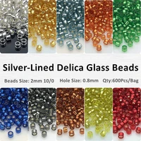 1 6mm 2mm 110 japan delica beads 25 colors uniform spacer glass seedbead for diy craft jewelry earring making accessories 10g