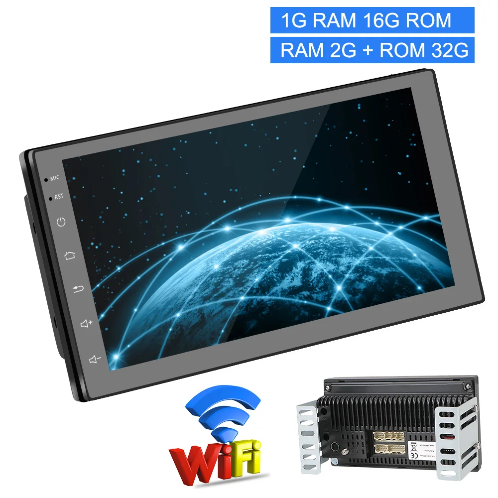

GPS Navigation 2 din Car Radio Android Multimedia Player Universal 7" audio Navigation Bluetooth Wifi Android 9.1