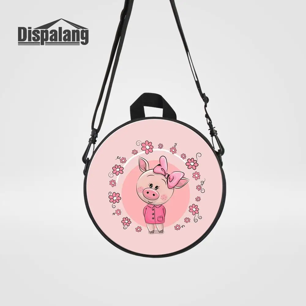 Backpack32 Dispalang новые Мультяшные детские сумки-мессенджеры с принтом лисы для девочек милые животные круглые Rugtas детские мини сумки через плечо - Цвет: Backpack32