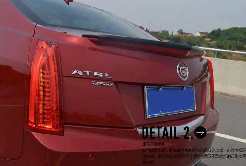 Для Cadillac спойлер ATS 2013-2016 Toyota XK ABS Пластиковый материал автомобильное заднее крыло