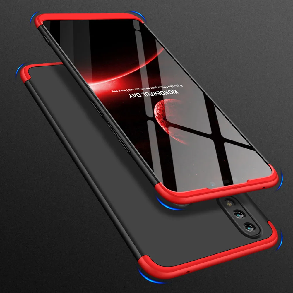 Чехол GKK для Huawei honor 8X 7X 6X Honor 8A 9 10 lite P Smart 2019 чехол с полной защитой на 360 градусов Max