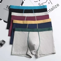 soft cotton underwear for men slip calecon homme boxer shorts mens panties brand male underpants sexy boxershorts men set