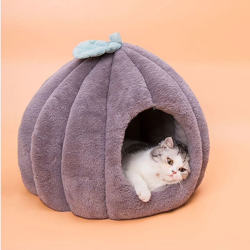 Складная и съемная кровать для кошек самонагревающийся домик домашних собак с