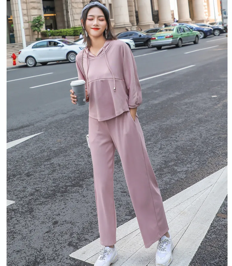 Осенне-зимний повседневный комплект из 2 предметов для беременных свитшот с