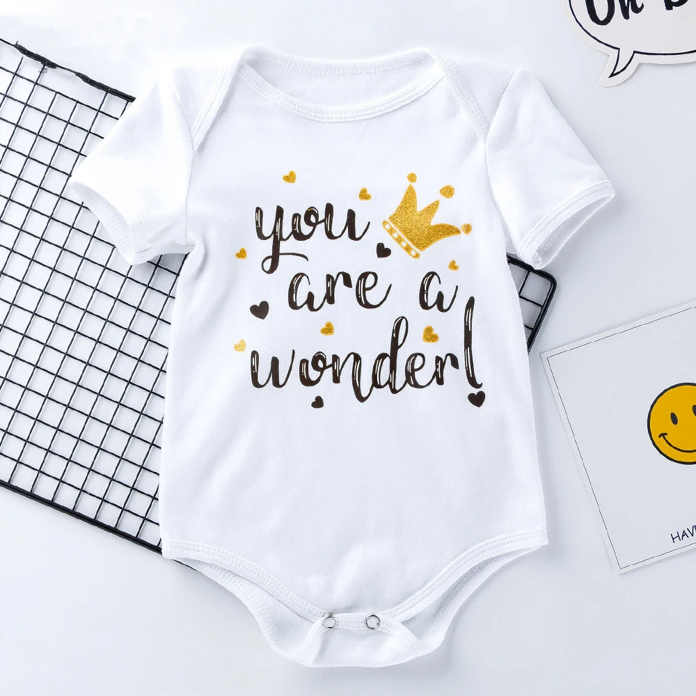 Летняя одежда для новорожденных девочек-близнецов ползунки девочек боди малышей