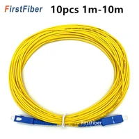 sc 10pcs sc upc patch cable 3m simplex mode fiber optic patch cord sc upc 1m 2 0mm ftth fiber optic jumper cable 2m 5m 10m