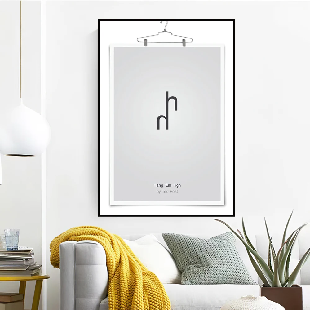 Настенная Картина на холсте постер с изображением символа графического