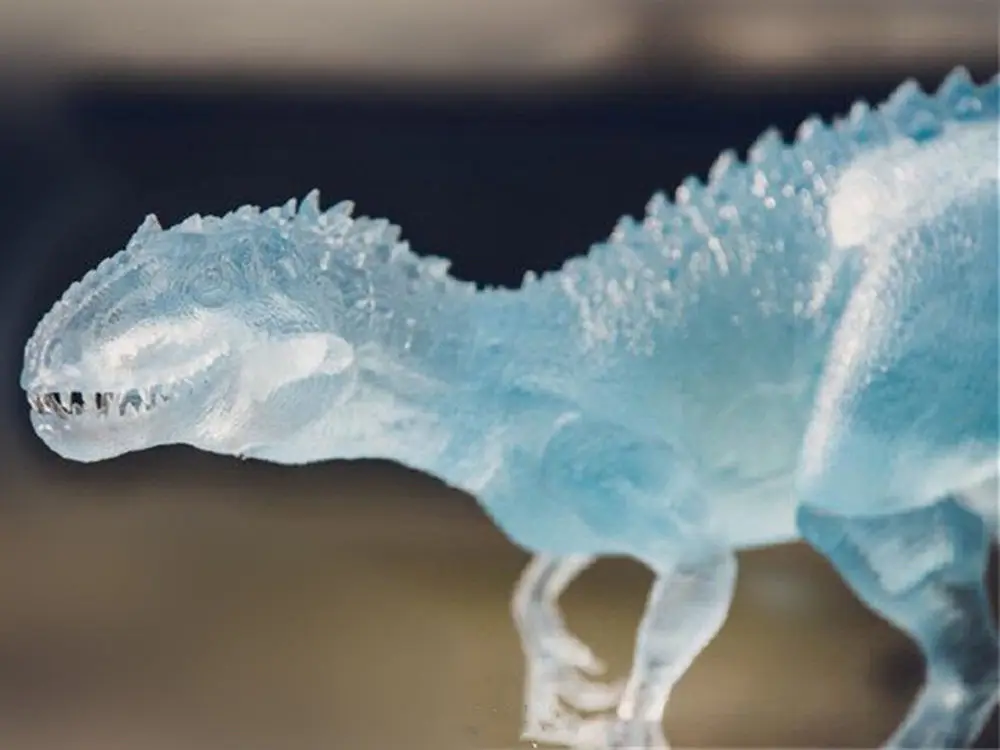 1:35 прозрачная полупрозрачная модель динозавра Юрского периода Bereserker Rex фигурка