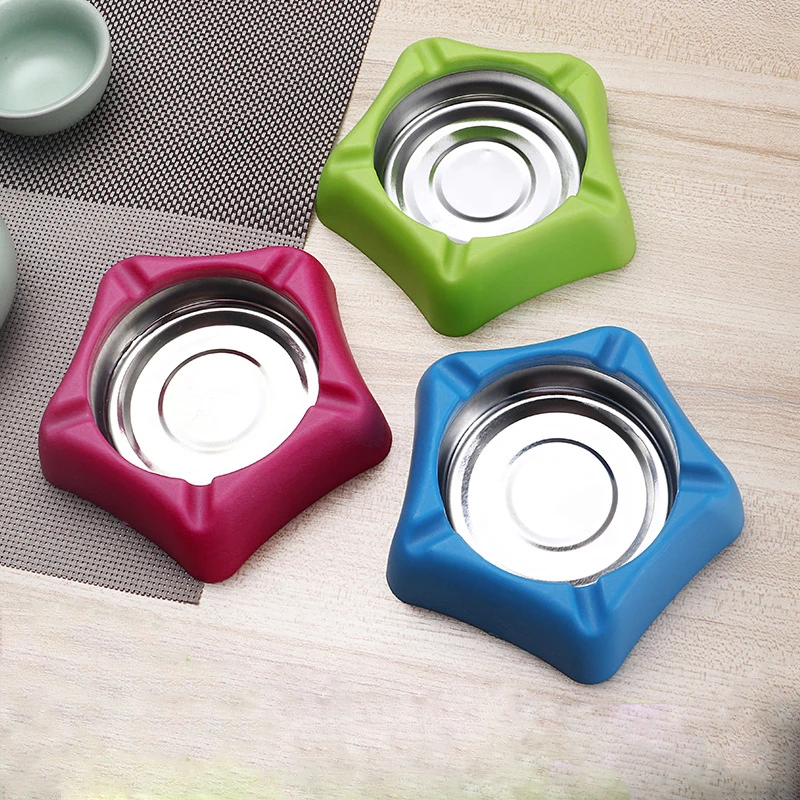 Креативная модная пепельница из нержавеющей стали Интернет кафе бар большая