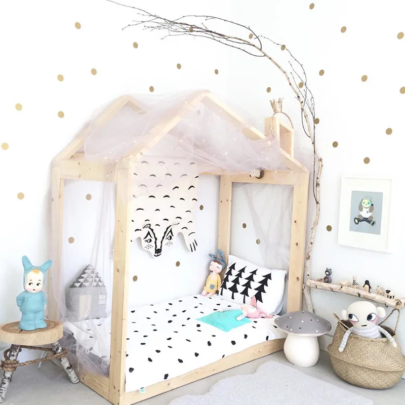 3 комплекта многоразмерные комбинации настенные наклейки в горошек для детской