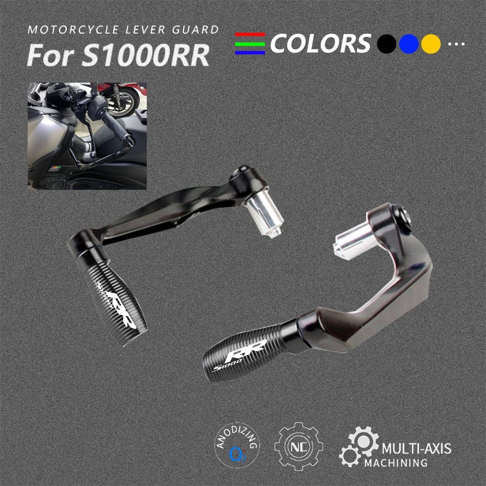 

Motorcycle Universal 7/8" 22mm Handlebar Grips Guard Brake Clutch Levers Handguard Protector For BMW S1000RR 2009-2021 2020 2019