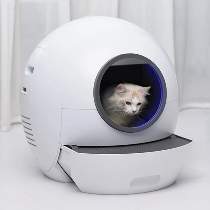 Lettiera automatica per gatti pulizia Sandbox gatti WC chiuso deodorante intelligente toilette per gatti spalatura automatica di feci forniture per animali domestici