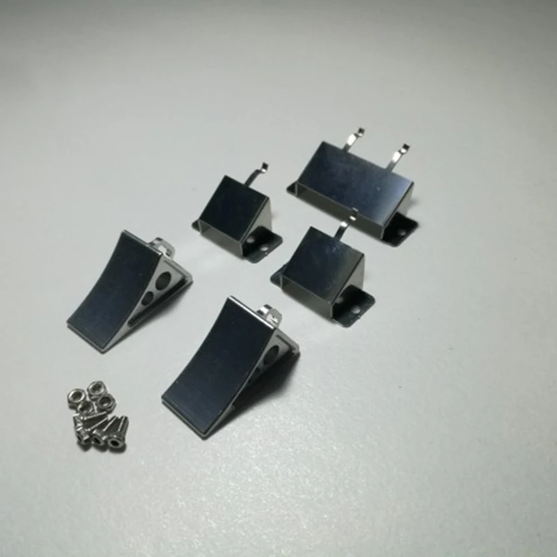 

CNC Aluminum Alloy Skid Stop Metal for 1/14 Tamiya RC Truck Car SCANIA R470 R620 VOLVO ACTROS 1851 AROCS 3363 3348 MAN TGX Diy
