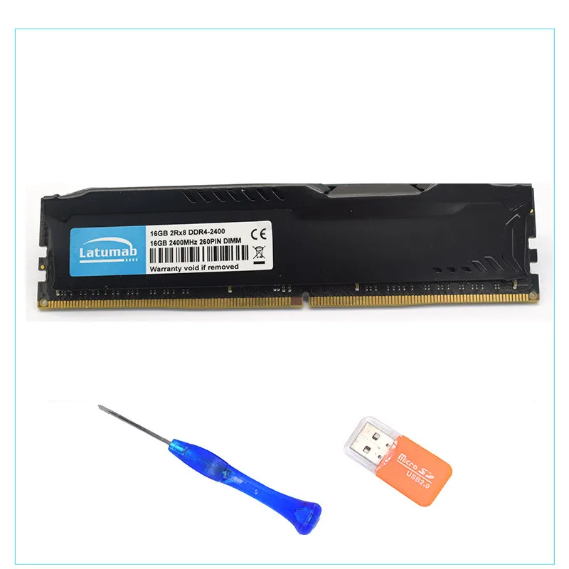 Оперативная память Latumab DDR4 16 ГБ 32 64 2400 МГц настольная Память DIMM поддержка