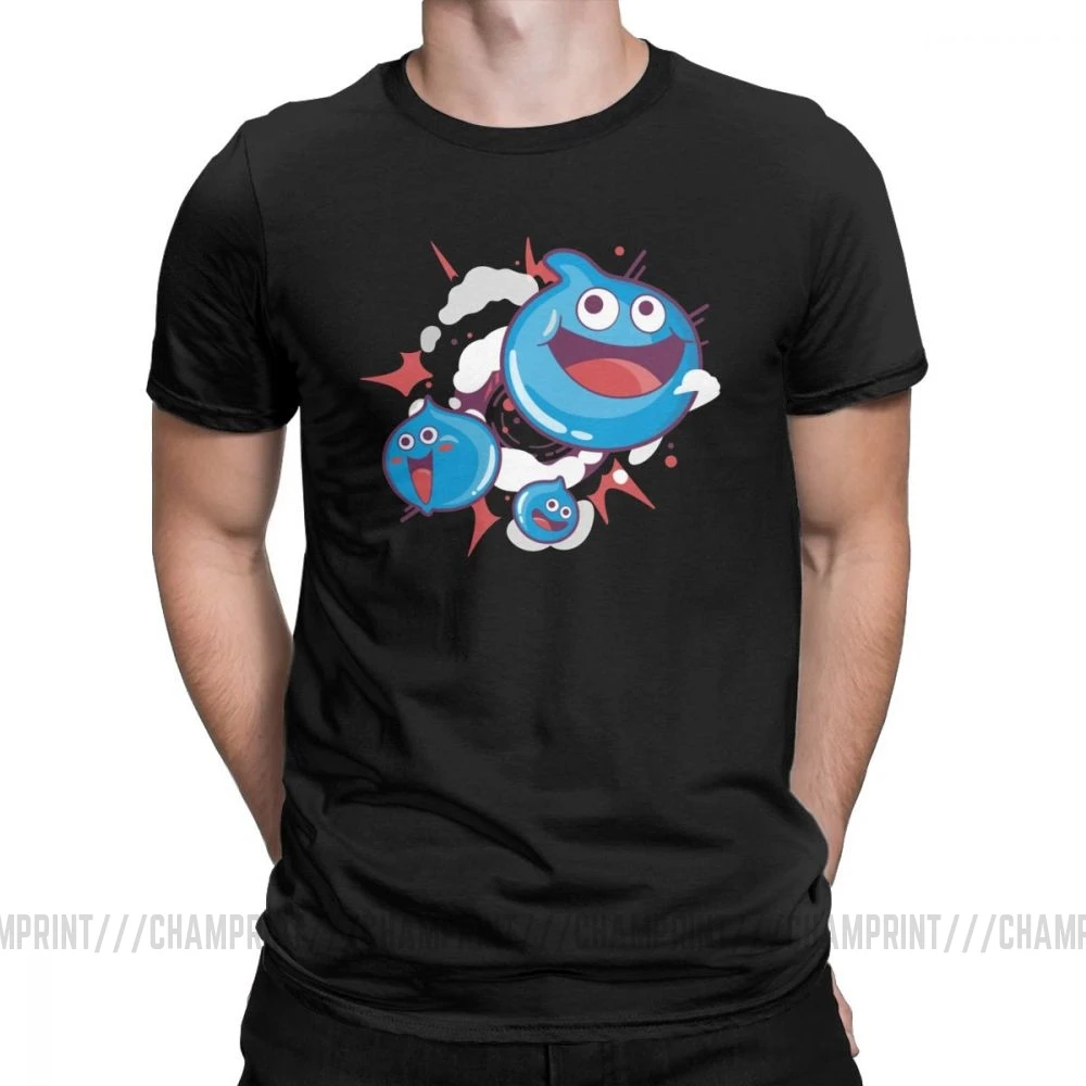 Футболки Crazy Boingburg Dragon Quest мужские хлопковые футболки Си ролевая игра Торияма игры