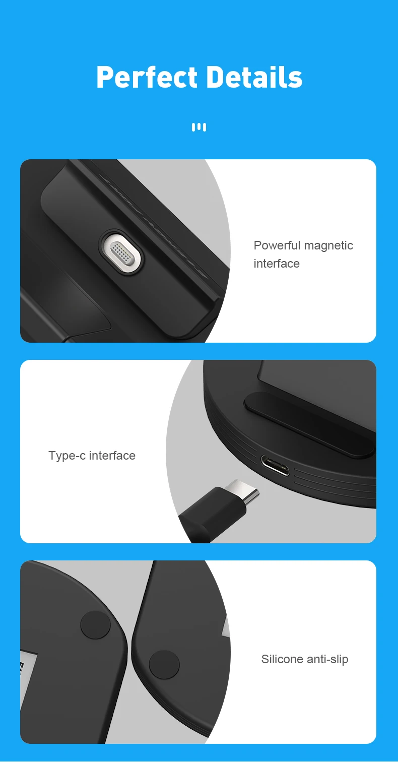 66W Magntic Charging Dock For HUAWEI For Samsung For XiaoMi Mobile Phone Stand 15W Wireless Charger For Amazfit GTR GTS wallcharger