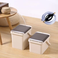 intelligent sensing elastic cover tea bucket for home office use tea residue trash can filter drain pipe tea props waste bucket