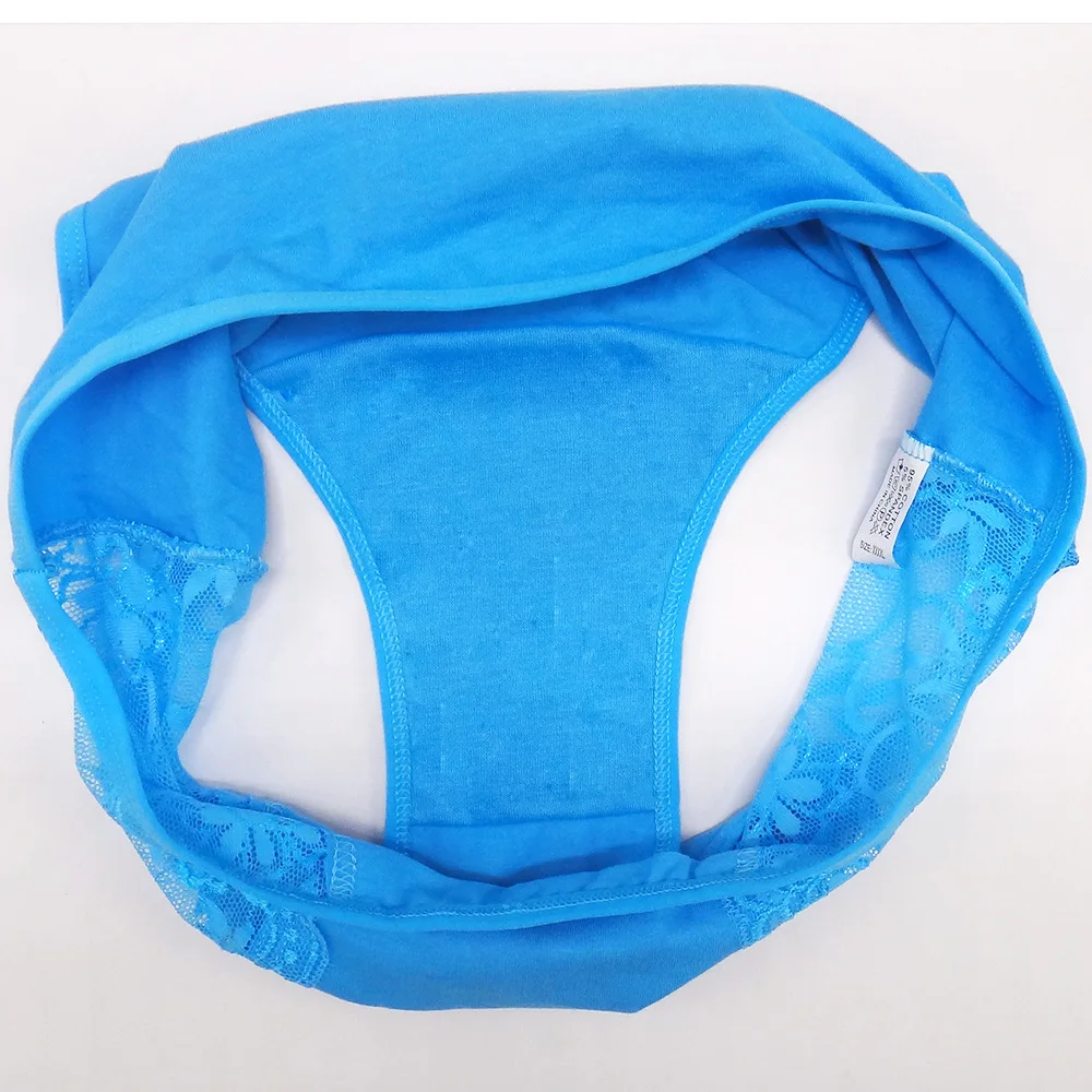 

Women Lace Edge Cotton Plus Size Big Ladie Panties Briefs for Women,6PCS Pack Underwear 2XL 3XL 4XL