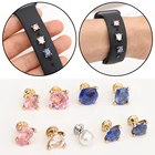 1 шт. креативный ремешок с заклепками аксессуары ремешок декоративные гвозди для ремешка Apple Watch браслет с бриллиантами металлический браслет с подвесками для iwatch