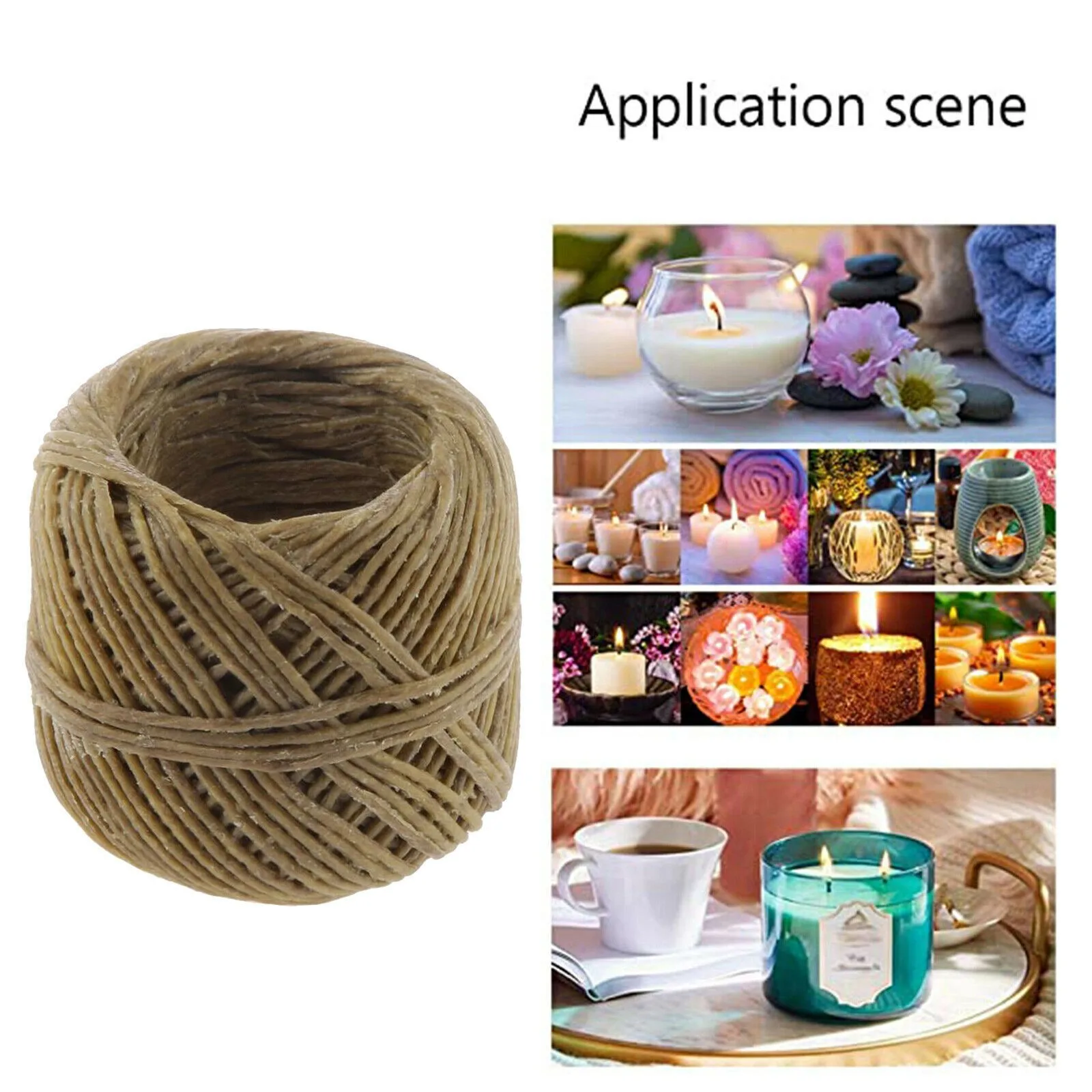 100% органические наконечники фитили 33 фута натуральный пчелиный воск с хорошо