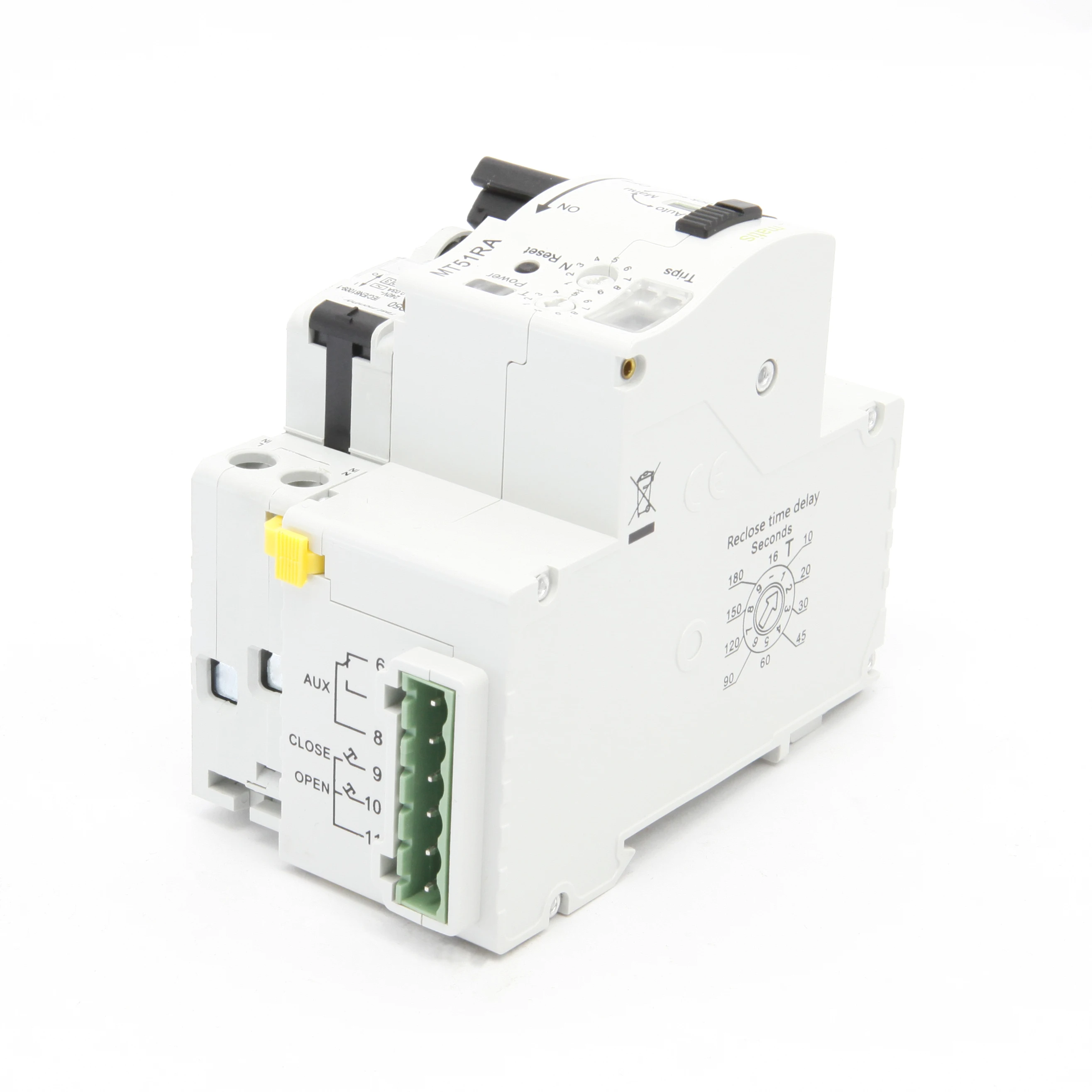 

Matis MT51RA Smart dry contacts control automatic recloser match 1P 32a RCBO circuit breaker