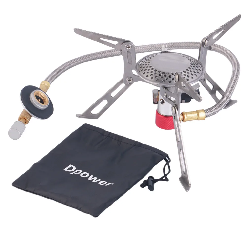 

Dpower Mini Portable Folding Camping Gas-powered Stove with Piezo Ignition new