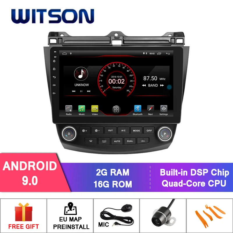 WITSON 10 2 ''большой экран Android 9 0 четырехъядерный Гб ОЗУ автомобильный