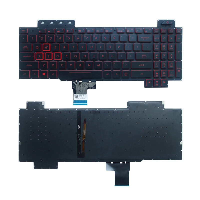 

New For Asus TUF Gaming FX504 FX504GE FX504GD FX504GD-AH51 FX504GD-ES51 FX504GD-NH51 FX504GD-RS51 US Backlit Keyboard