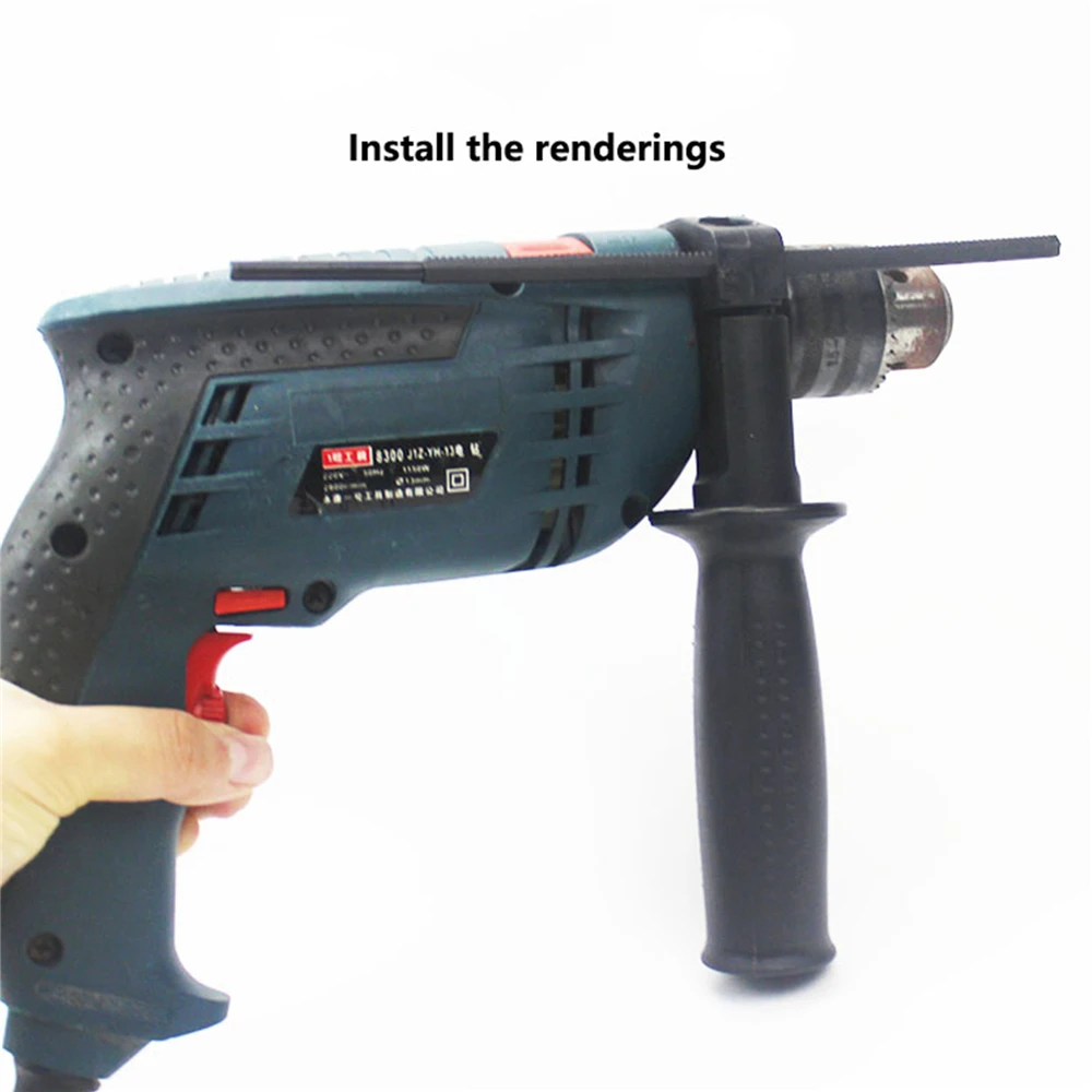 Электрическая дрель с нескользящей боковой ручкой 43 45 мм внутренним кольцом и