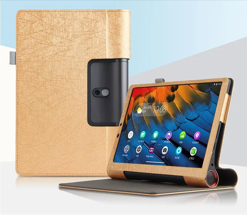 Чехол для Lenovo Yoga Smart Tab YT-X705 F 10 1 дюйма чехол планшета YOGA 5 защитный из искусственной
