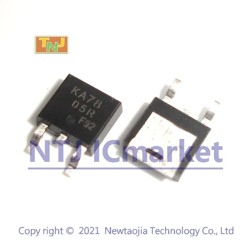 10 шт. KA7805R-252 KA7805 LM7805 3-Терминал 1A положительный Напряжение регулятор | Электронные
