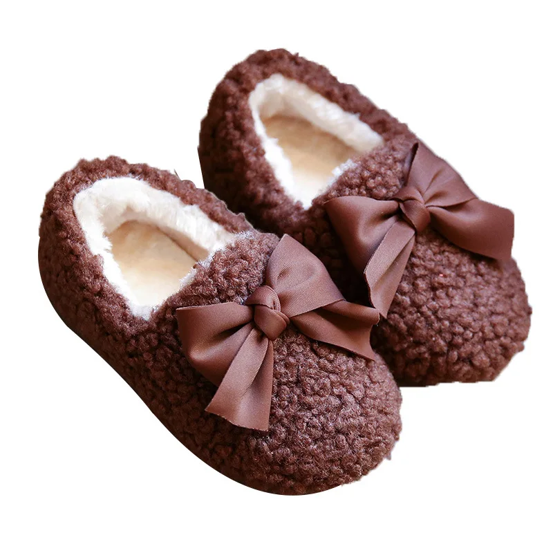 Осенне-зимняя детская обувь с хлопковой подкладкой бархатные ботинки для