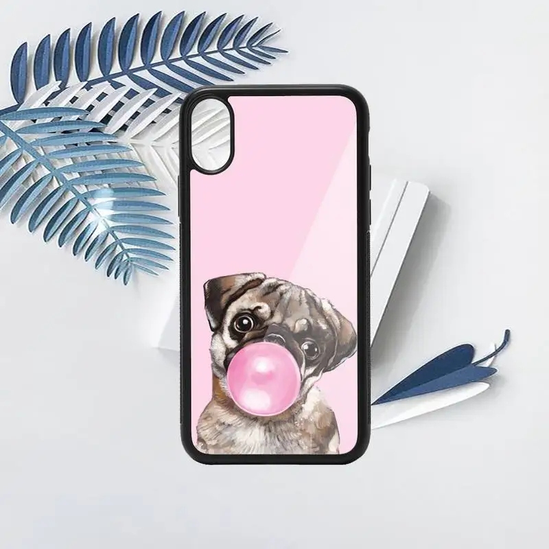 

Pug French Bulldog Phone Cases TPU For iPhone X XR XS 11 12 mini Pro MAX 6 6S 7 8 Plus SE 2020