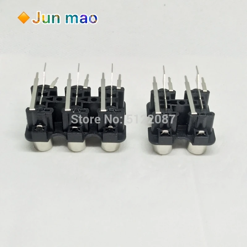 5 шт. 2/4/6 hole RCA мама стерео аудио разъем AV вход Разъем Lotus разрядное устройство