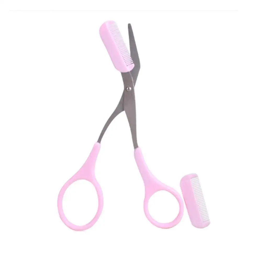 

Eyebrow Trimmer Scissor & Comb Hair Removal Grooming Cosmetic Ship Makeup Brow Drop Shaper Shaver Eye Accessories Shaping P7K5