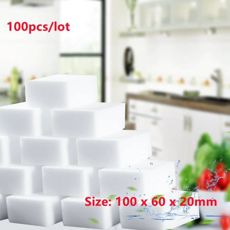 

Губка меламиновая, 100 шт./лот, 100*60*20 мм