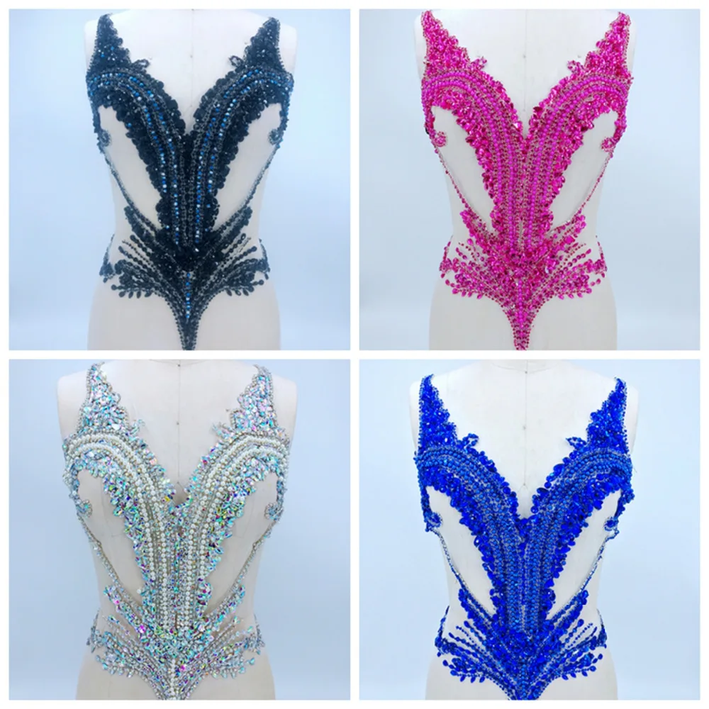 Фабричные Стразы ручной работы роскошные бусины для свадебного платья