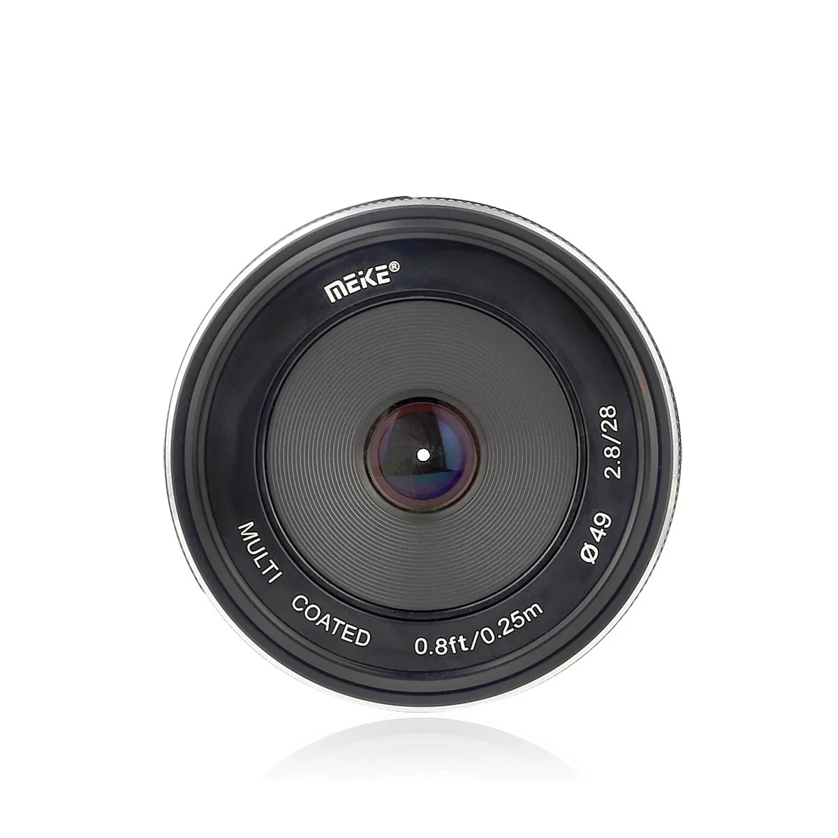Объектив Meike 28 мм F2.8 для камеры с фиксированным ручным фокусом|Объективы