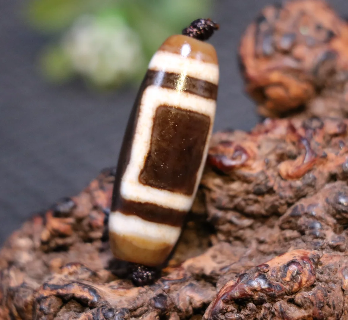 Волшебная энергия Тибетский Старый Агат небо и земля гармоничный символ бусины